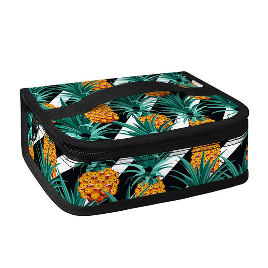 Pineapple Striped Pattern Print Small Lunch Bag