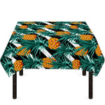 Pineapple Striped Pattern Print Tablecloth