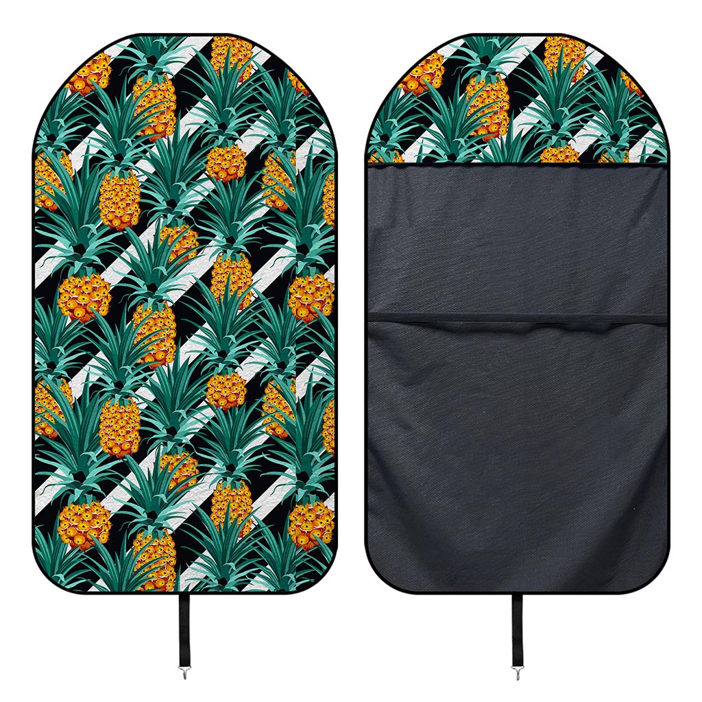 Pineapple Striped Pattern Print Waterproof Car Seat Cover