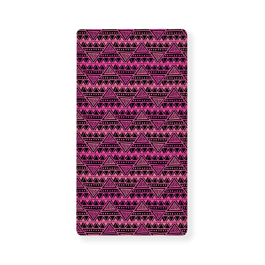Pink African Ethnic Pattern Print Baby Crib Sheet