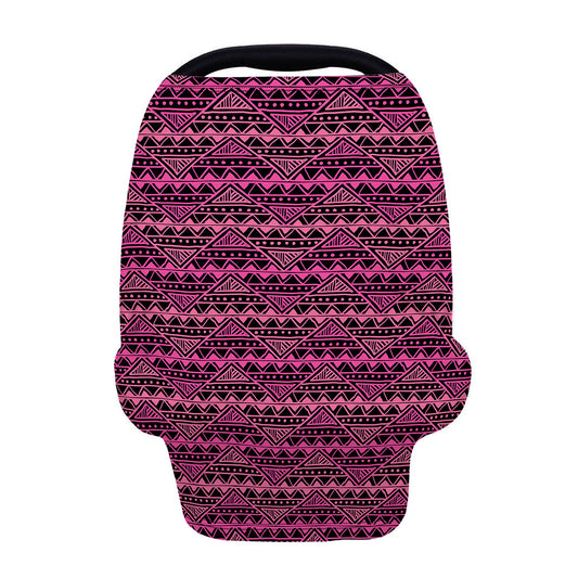 Pink African Ethnic Pattern Print Baby Seat Cover