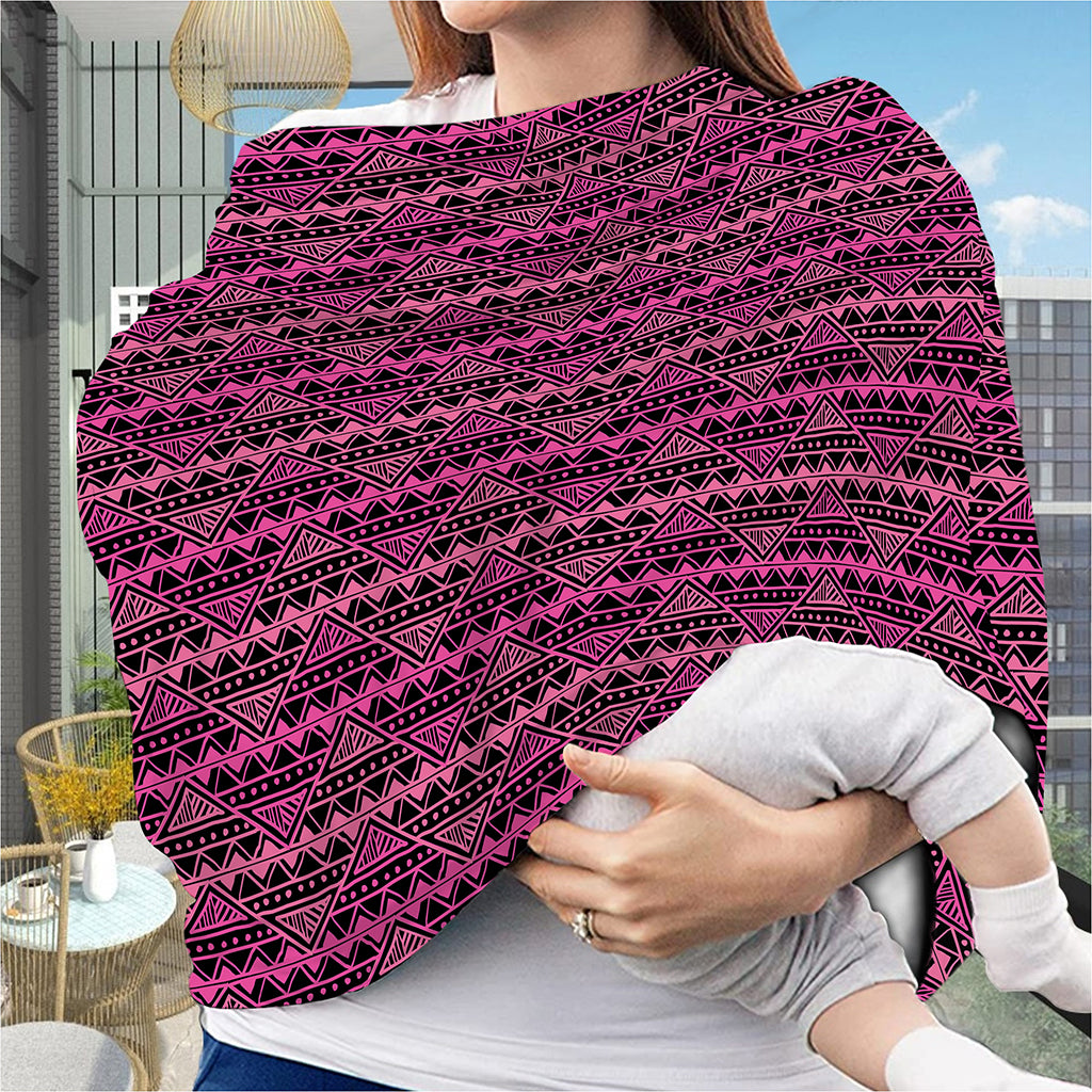 Pink African Ethnic Pattern Print Baby Seat Cover