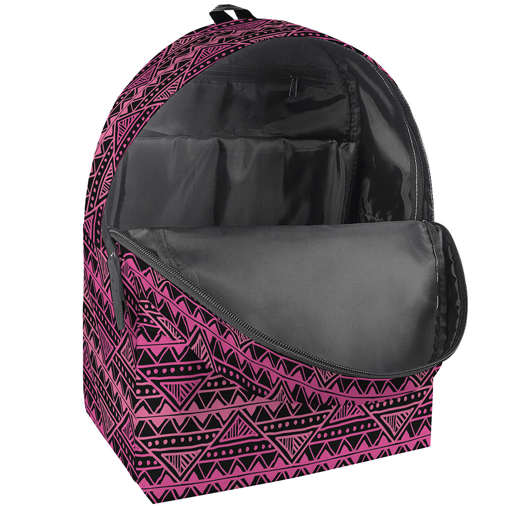 Pink African Ethnic Pattern Print Backpack