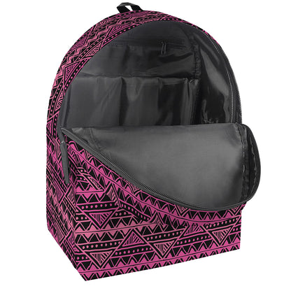 Pink African Ethnic Pattern Print Backpack