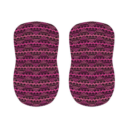 Pink African Ethnic Pattern Print Bar Stool Covers