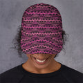 Pink African Ethnic Pattern Print Baseball Cap