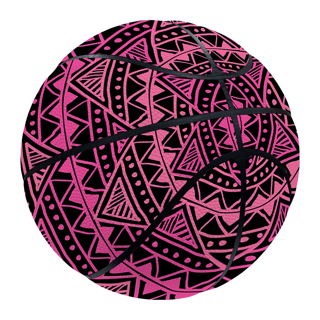 Pink African Ethnic Pattern Print Basketball