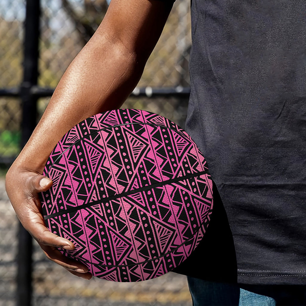 Pink African Ethnic Pattern Print Basketball