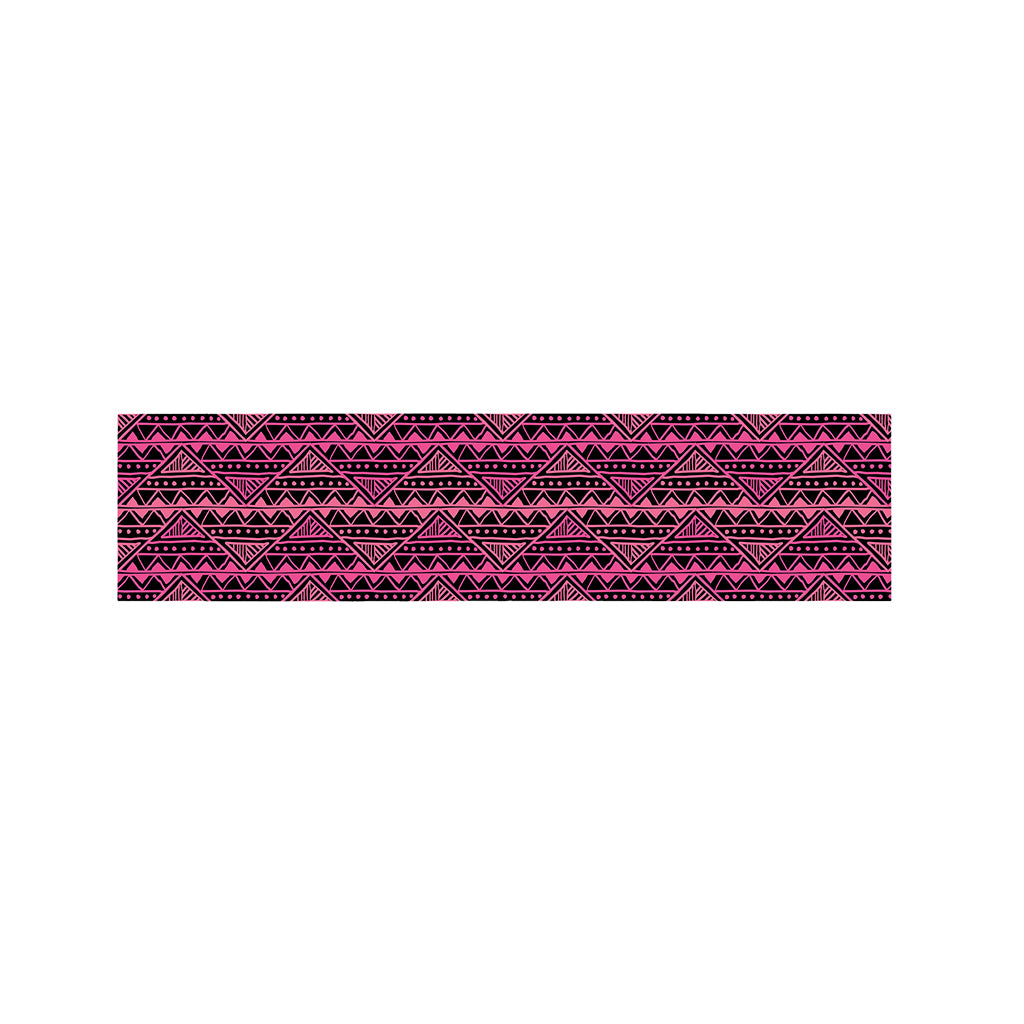 Pink African Ethnic Pattern Print Bed Runner