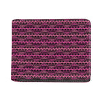 Pink African Ethnic Pattern Print Bifold Wallet