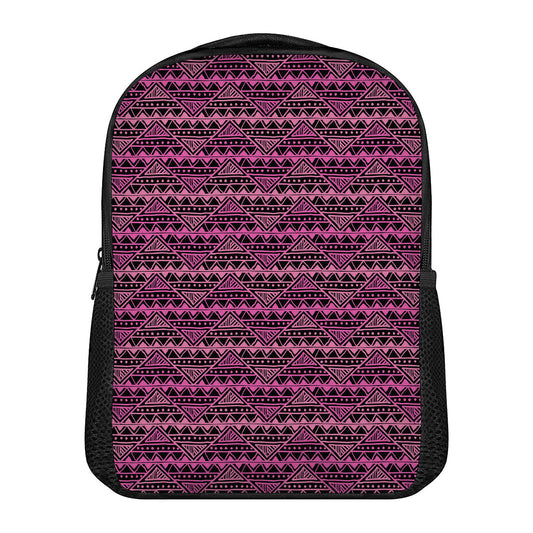 Pink African Ethnic Pattern Print Casual Backpack