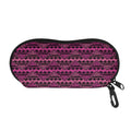 Pink African Ethnic Pattern Print Glasses Case