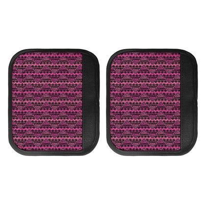 Pink African Ethnic Pattern Print Handle Covers
