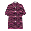 Pink African Ethnic Pattern Print Hawaiian Shirt