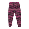Pink African Ethnic Pattern Print Jogger Pants