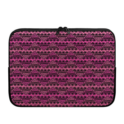 Pink African Ethnic Pattern Print Laptop Sleeve