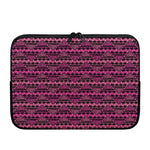 Pink African Ethnic Pattern Print Laptop Sleeve