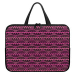 Pink African Ethnic Pattern Print Laptop Sleeve With Handle
