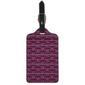 Pink African Ethnic Pattern Print Luggage Tag