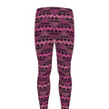 Pink African Ethnic Pattern Print Men's Leggings