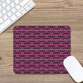 Pink African Ethnic Pattern Print Mouse Pad