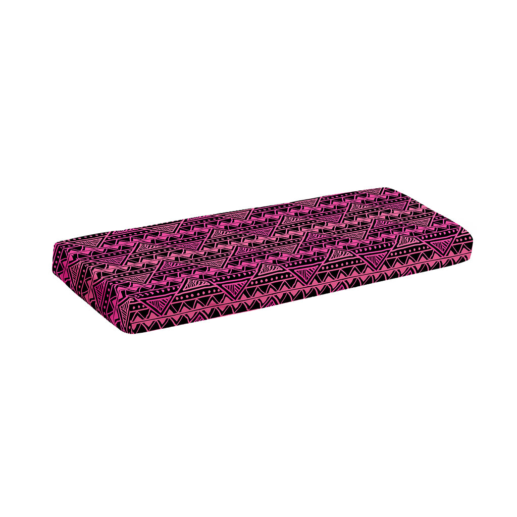 Pink African Ethnic Pattern Print Piano Keyboard Cover