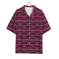 Pink African Ethnic Pattern Print Rayon Hawaiian Shirt