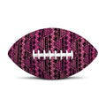 Pink African Ethnic Pattern Print Rugby Ball