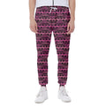 Pink African Ethnic Pattern Print Joggers