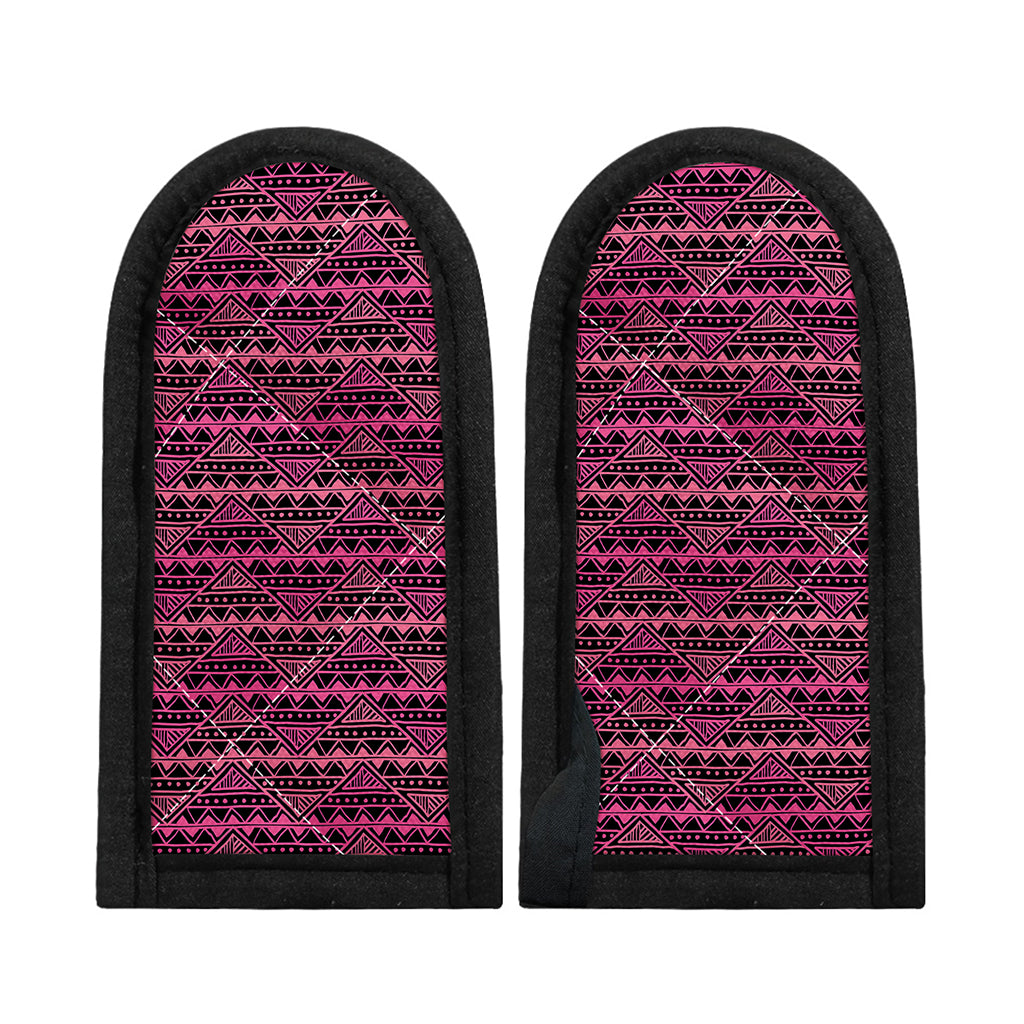 Pink African Ethnic Pattern Print Skillet Handle Cover