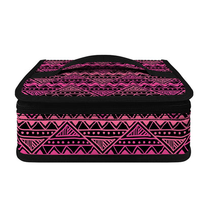 Pink African Ethnic Pattern Print Small Lunch Bag