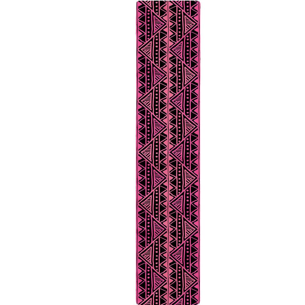 Pink African Ethnic Pattern Print Table Runner