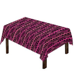 Pink African Ethnic Pattern Print Tablecloth