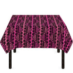 Pink African Ethnic Pattern Print Tablecloth