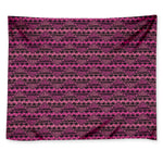 Pink African Ethnic Pattern Print Tapestry