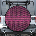 Pink African Ethnic Pattern Print Tire Cover