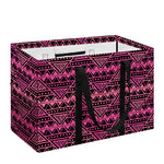 Pink African Ethnic Pattern Print Utility Tote Bag