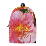 Pink Alstroemeria Print Backpack