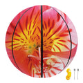 Pink Alstroemeria Print Basketball