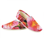 Pink Alstroemeria Print Casual Shoes