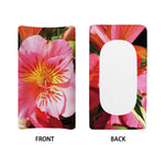 Pink Alstroemeria Print Changing Pad Cover