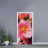 Pink Alstroemeria Print Door Sticker