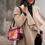 Pink Alstroemeria Print Double Strap Bible Bag