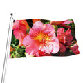Pink Alstroemeria Print Flag
