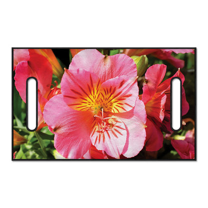 Pink Alstroemeria Print Golf Cart Seat Cover