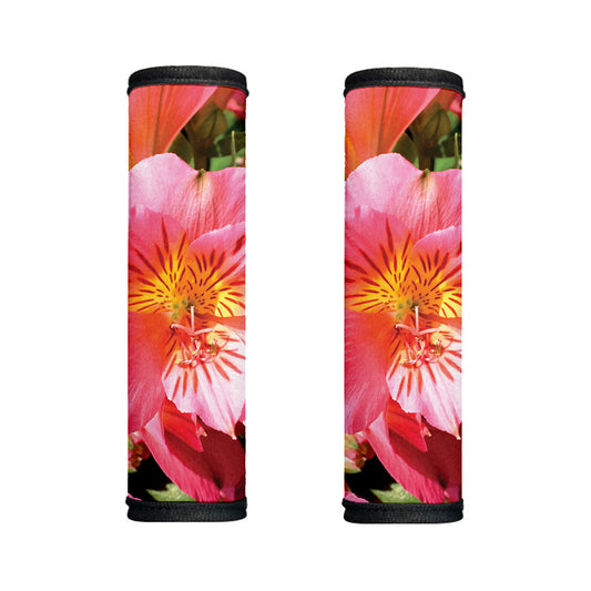 Pink Alstroemeria Print Handle Covers