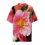 Pink Alstroemeria Print Hawaiian Shirt