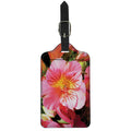 Pink Alstroemeria Print Luggage Tag