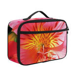 Pink Alstroemeria Print Portable Lunch Bag