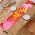 Pink Alstroemeria Print Table Runner